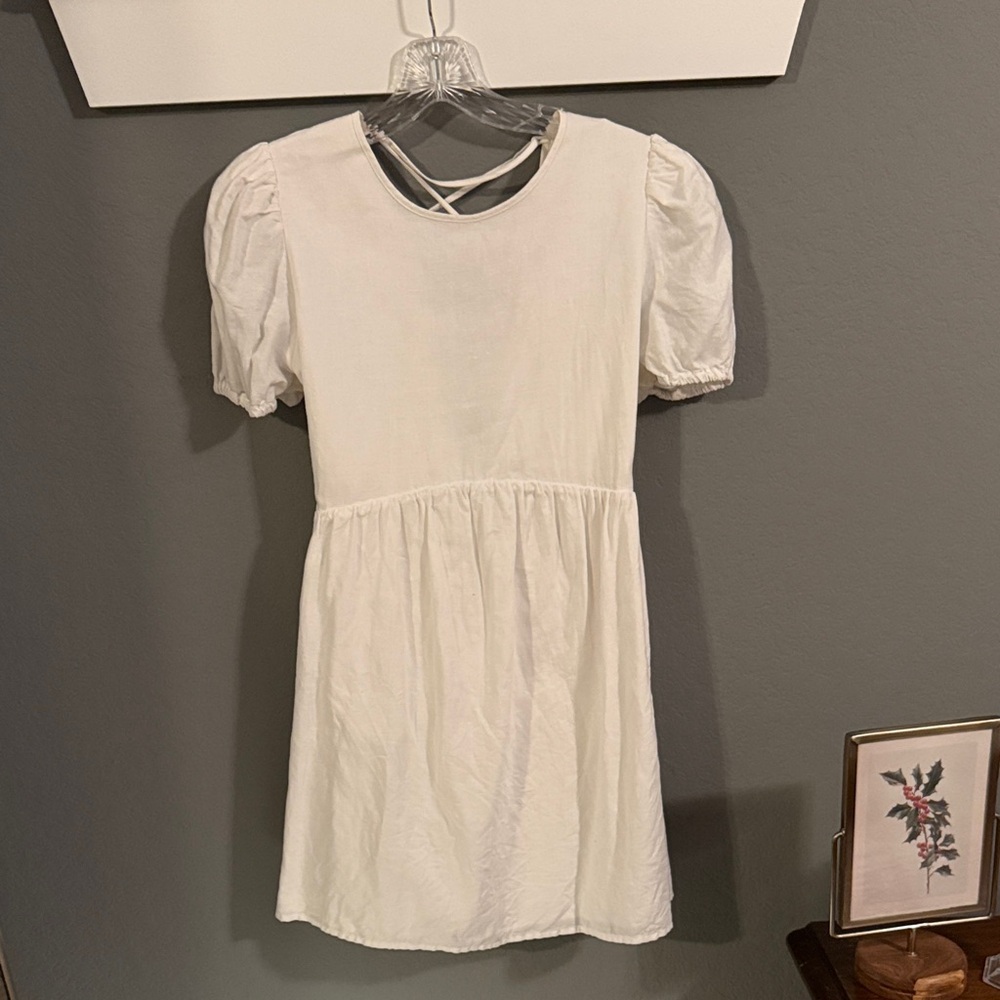 Aritzia White Mini Dress